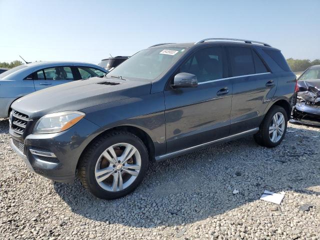 4JGDA5HBXFA464753 - 2015 MERCEDES-BENZ ML 350 4MATIC BLUE photo 1