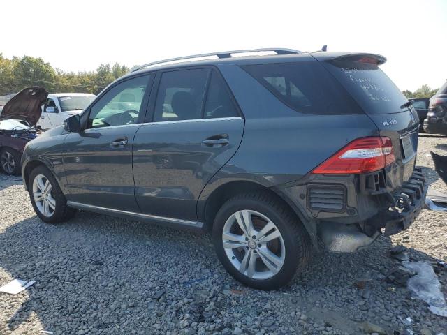 4JGDA5HBXFA464753 - 2015 MERCEDES-BENZ ML 350 4MATIC BLUE photo 2