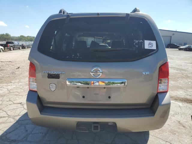 5N1AR18B88C649654 - 2008 NISSAN PATHFINDER S TAN photo 6