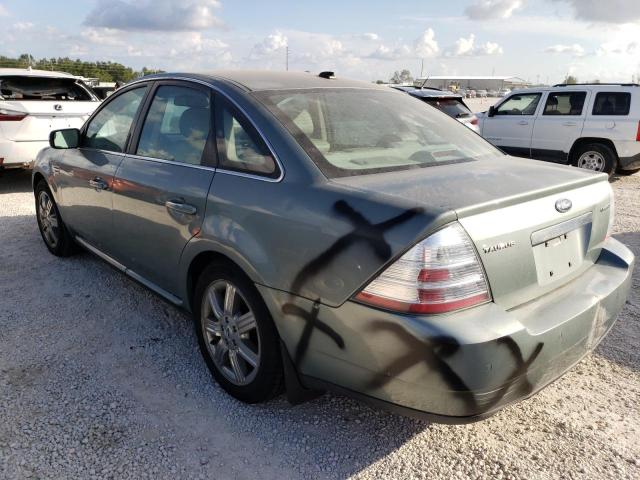 1FAHP25W58G114561 - 2008 FORD TAURUS LIMITED TEAL photo 2