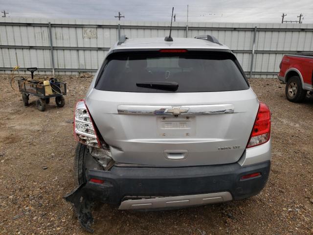 3GNCJMSB3GL188551 - 2016 CHEVROLET TRAX LTZ SILVER photo 6