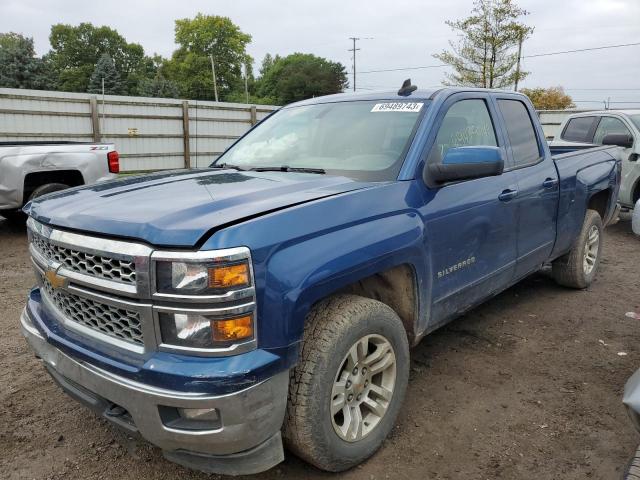 1GCVKREC0FZ179183 - 2015 CHEVROLET 1500 SILVE K1500 LT BLUE photo 1