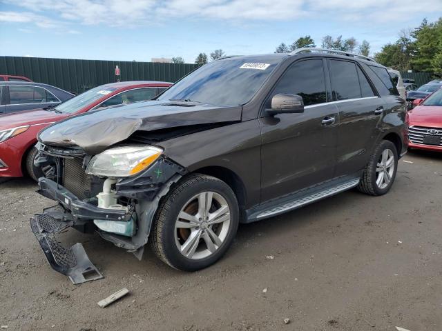 4JGDA5HB6DA176029 - 2013 MERCEDES-BENZ ML 350 4MATIC GRAY photo 1