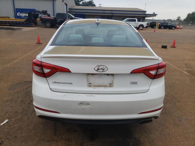 5NPE24AF5GH410591 - 2016 HYUNDAI SONATA SE WHITE photo 6