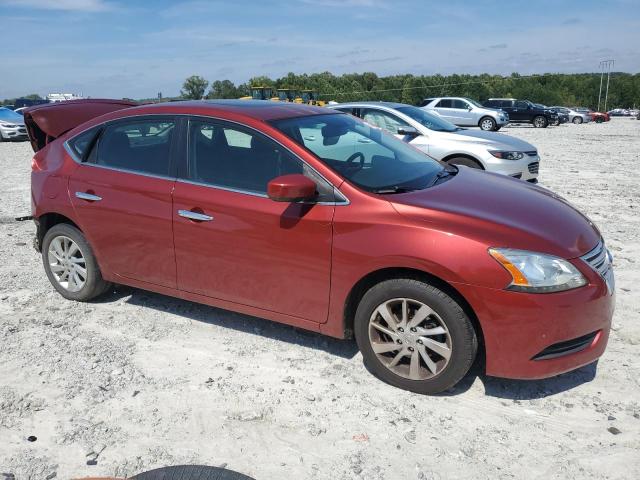 3N1AB7AP8FY338394 - 2015 NISSAN SENTRA S RED photo 4