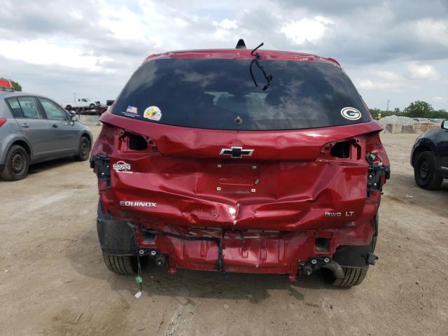 3GNAXUEV9KS533429 - 2019 CHEVROLET EQUINOX LT RED photo 6