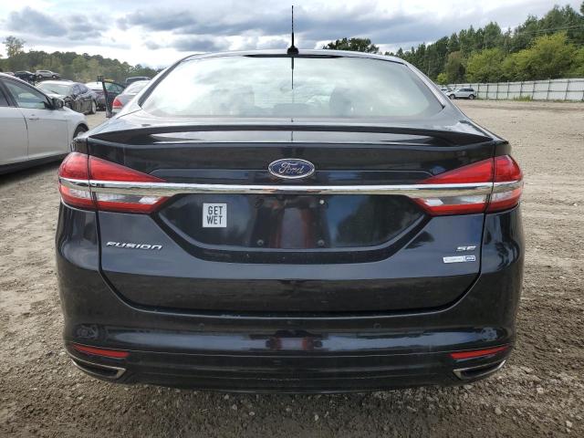 3FA6P0T96HR279312 - 2017 FORD FUSION SE BLACK photo 6