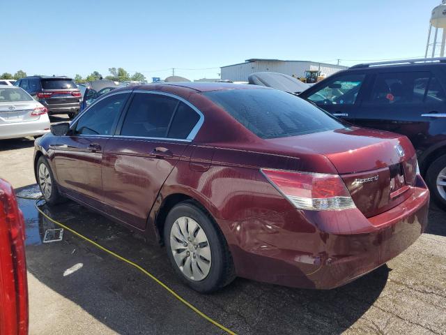 1HGCP26318A146291 - 2008 HONDA ACCORD LX BURGUNDY photo 2