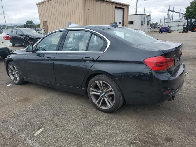 WBA8D9C58JA615701 - 2018 BMW 330 XI BLACK photo 2