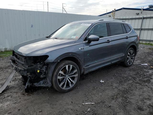 3VV4B7AX2LM077892 - 2020 VOLKSWAGEN TIGUAN SEL PREMIUM R-LINE GRAY photo 1