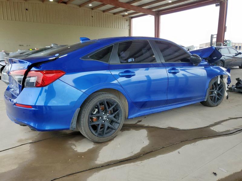 2HGFE2F51RH588527 - 2024 HONDA CIVIC SPORT أزرق صورة 3