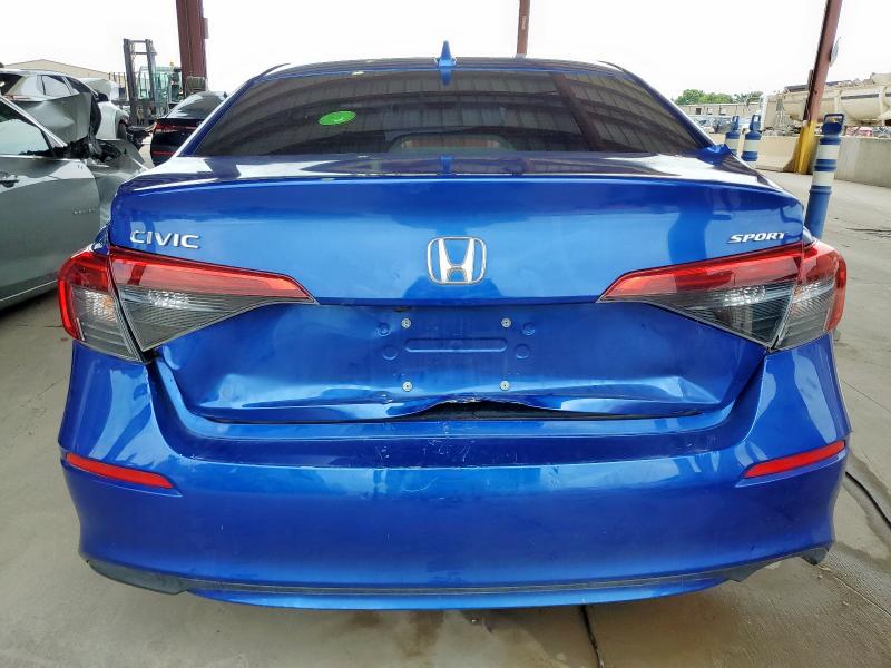 2HGFE2F51RH588527 - 2024 HONDA CIVIC SPORT أزرق صورة 6