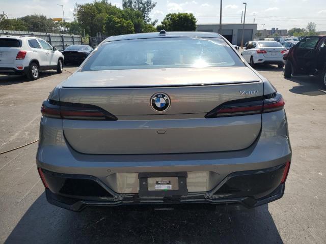 WBA23EH07PCM61560 - 2023 BMW 740 I GRAY photo 6