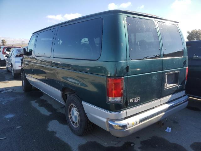 1FMRE11L8XHB34981 - 1999 FORD ECONOLINE E150 WAGON GREEN photo 2