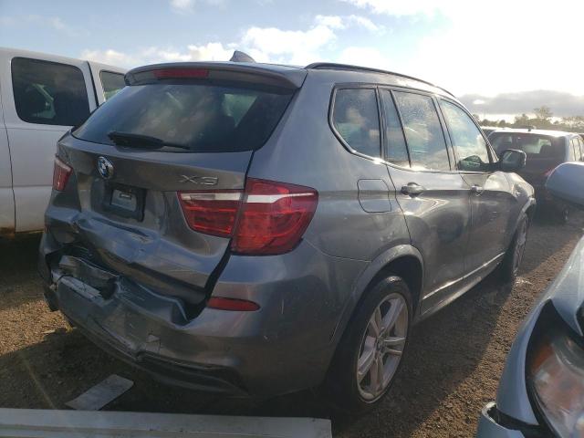 5UXWX9C59E0D40578 - 2014 BMW X3 XDRIVE28I GRAY photo 3