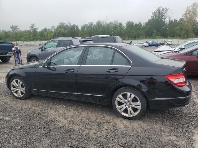 WDDGF8BB8BR158584 - 2011 MERCEDES-BENZ C 300 4MATIC BLACK photo 2