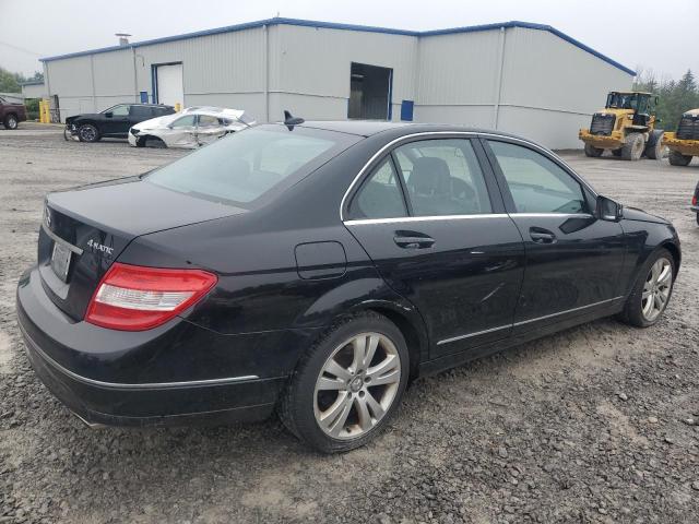 WDDGF8BB8BR158584 - 2011 MERCEDES-BENZ C 300 4MATIC BLACK photo 3