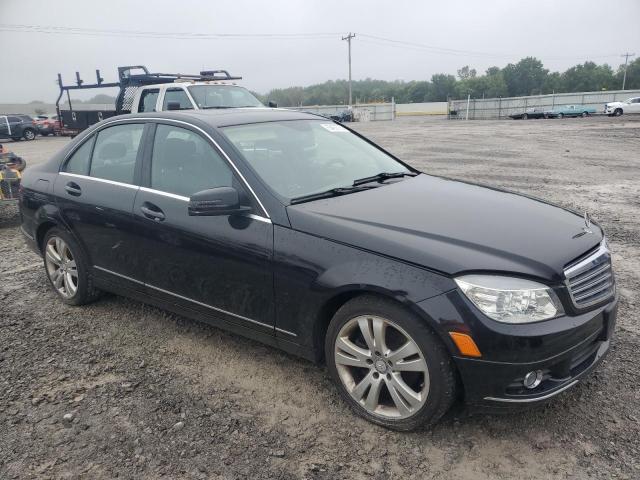WDDGF8BB8BR158584 - 2011 MERCEDES-BENZ C 300 4MATIC BLACK photo 4