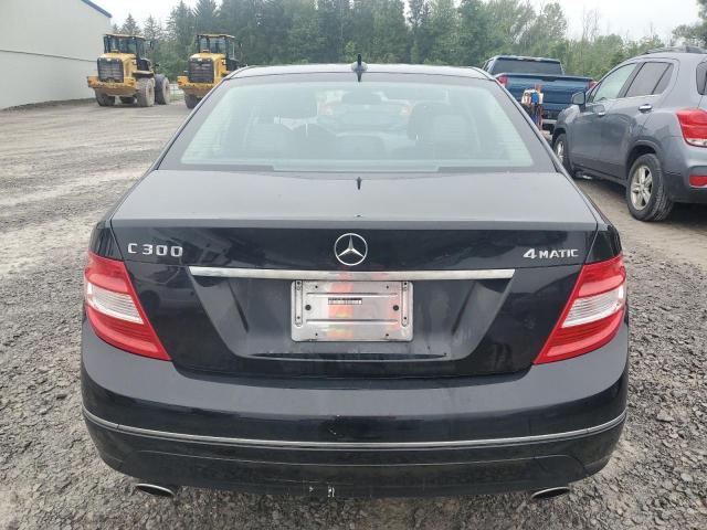 WDDGF8BB8BR158584 - 2011 MERCEDES-BENZ C 300 4MATIC BLACK photo 6