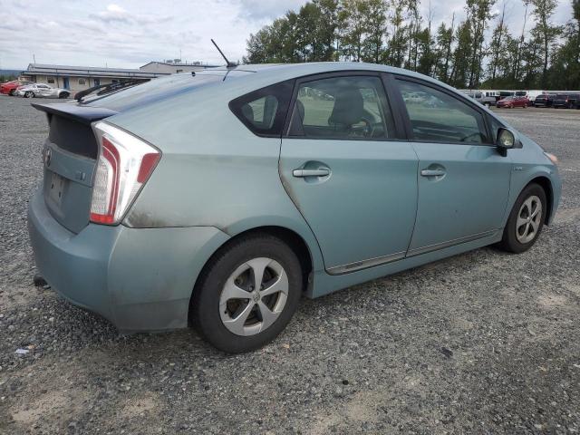 JTDKN3DUXC5452313 - 2012 TOYOTA PRIUS TURQUOISE photo 3
