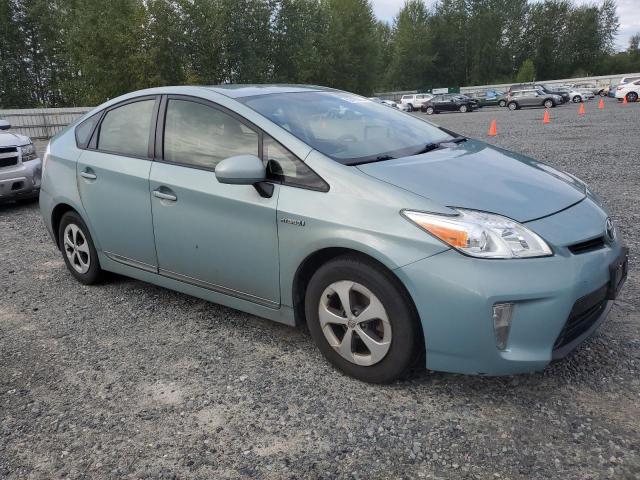 JTDKN3DUXC5452313 - 2012 TOYOTA PRIUS TURQUOISE photo 4