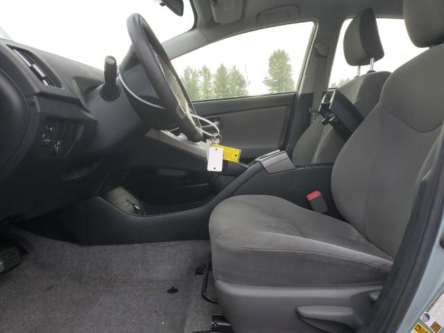 JTDKN3DUXC5452313 - 2012 TOYOTA PRIUS TURQUOISE photo 7