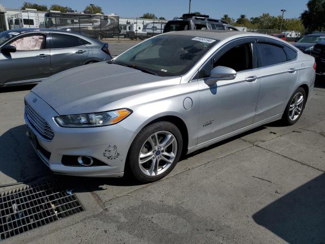 3FA6P0SU2GR157616 - 2016 FORD FUSION TITANIUM PHEV SILVER photo 1