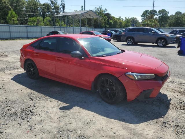 2HGFE2F53NH538299 - 2022 HONDA CIVIC SPORT RED photo 4