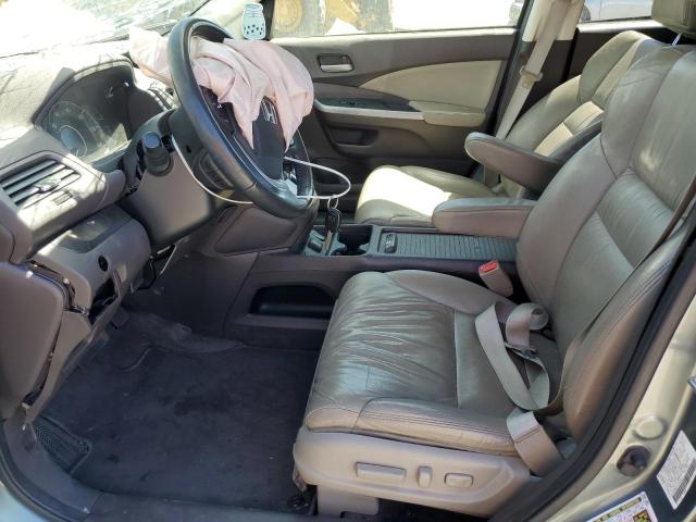 JHLRM3H77CC004017 - 2012 HONDA CR-V EXL SILVER photo 7