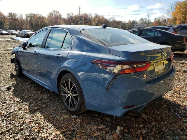 4T1S11AK5PU103201 - 2023 TOYOTA CAMRY SE NIGHT SHADE BLUE photo 3