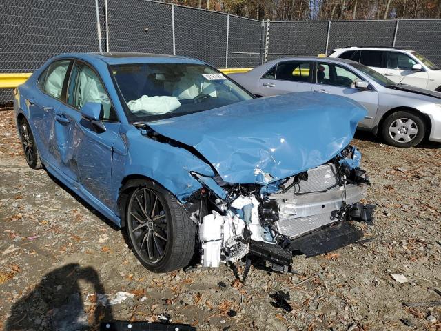 4T1S11AK5PU103201 - 2023 TOYOTA CAMRY SE NIGHT SHADE BLUE photo 9