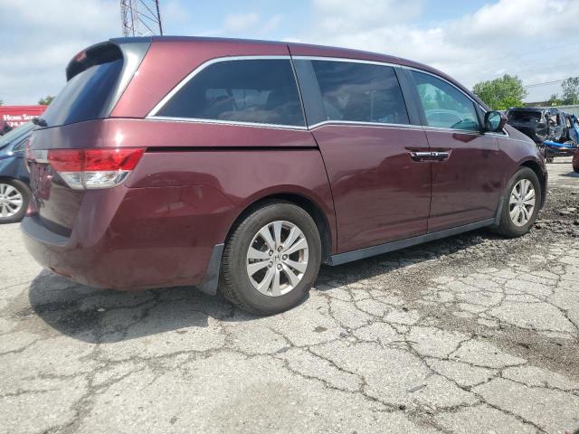 5FNRL5H64GB159040 - 2016 HONDA ODYSSEY EXL BURGUNDY photo 3