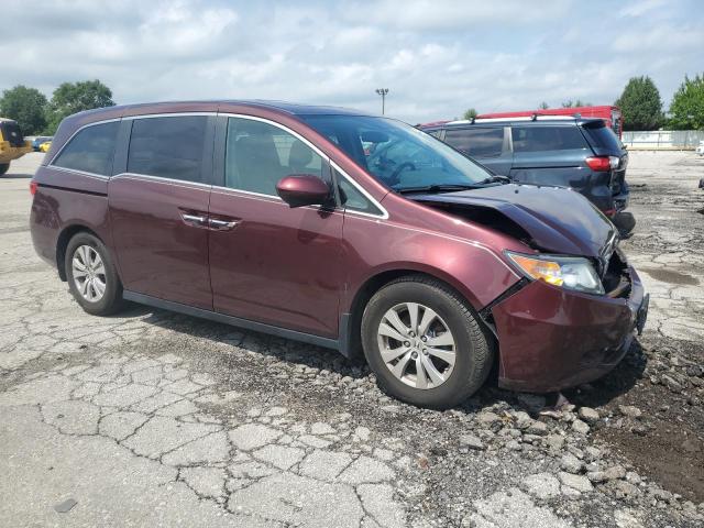 5FNRL5H64GB159040 - 2016 HONDA ODYSSEY EXL BURGUNDY photo 4