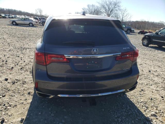 5FRYD4H39HB006730 - 2017 ACURA MDX GRAY photo 6