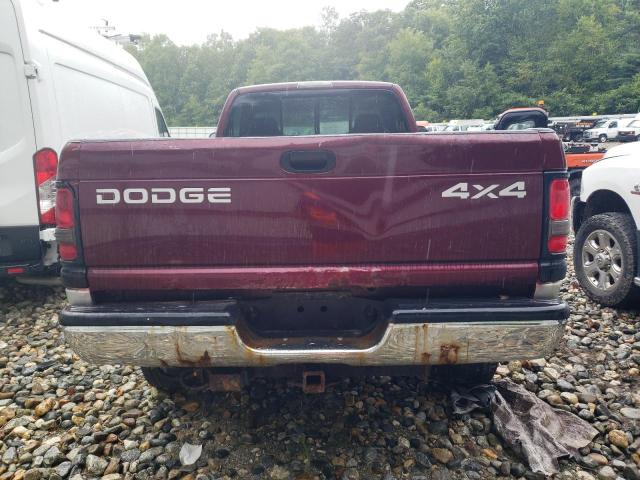 3B7KF26ZX2M237460 - 2002 DODGE RAM 2500 RED photo 6