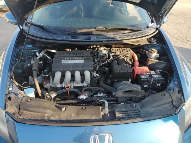 JHMZF1D60ES001590 - 2014 HONDA CR-Z EX BLUE photo 11