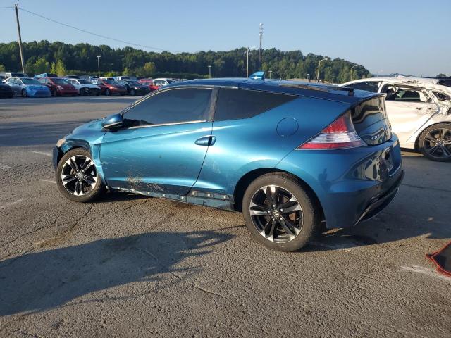 JHMZF1D60ES001590 - 2014 HONDA CR-Z EX BLUE photo 2