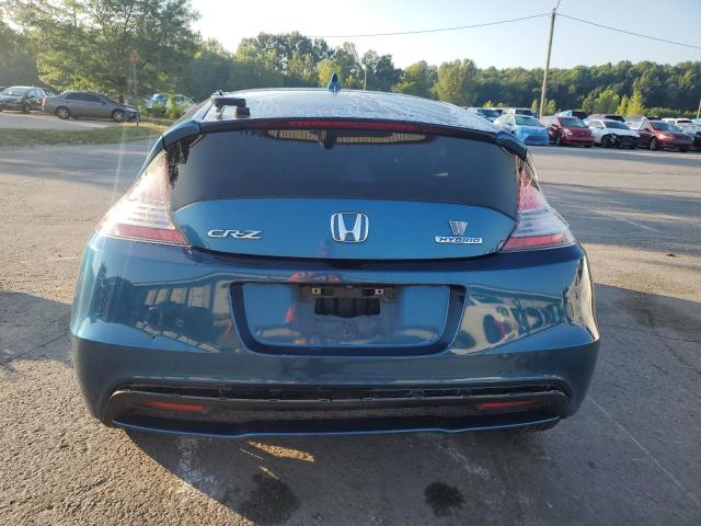 JHMZF1D60ES001590 - 2014 HONDA CR-Z EX BLUE photo 6