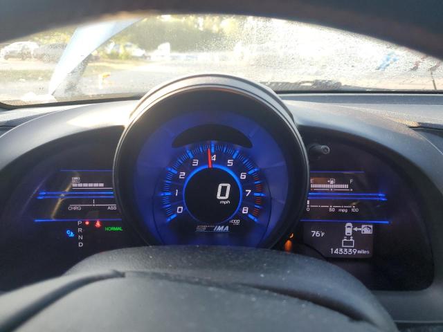 JHMZF1D60ES001590 - 2014 HONDA CR-Z EX BLUE photo 9