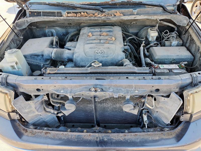 5TFUW5F16DX289511 - 2013 TOYOTA TUNDRA DOUBLE CAB SR5 GRAY photo 11