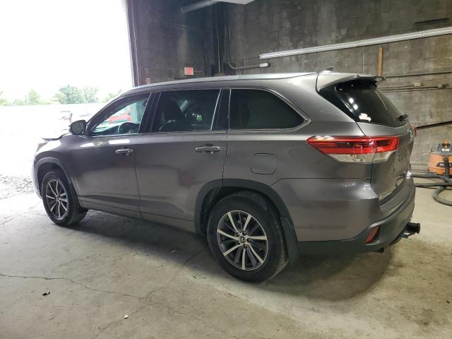 5TDJZRFH3JS528657 - 2018 TOYOTA HIGHLANDER SE Szary zdjęcie 2