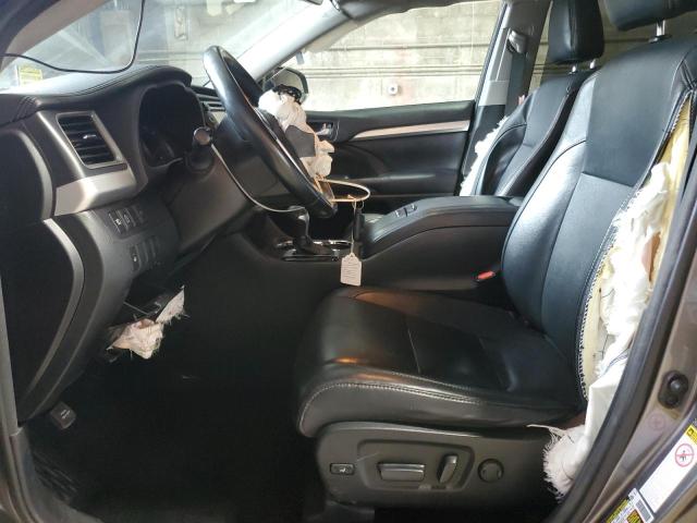 5TDJZRFH3JS528657 - 2018 TOYOTA HIGHLANDER SE Szary zdjęcie 7