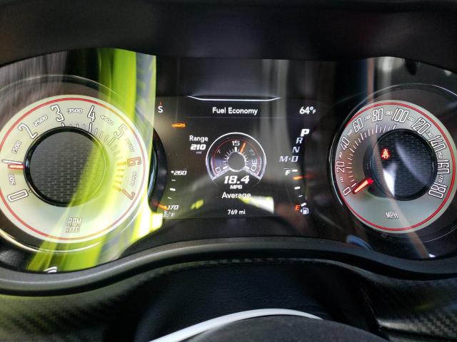 2C3CDZFJ2NH175489 - 2022 DODGE CHALLENGER R/T SCAT PACK WHITE photo 9