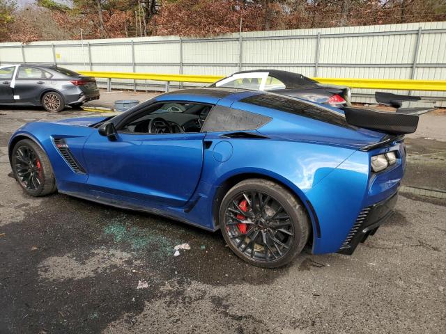 1G1YU2D63G5603029 - 2016 CHEVROLET CORVETTE Z06 3LZ BLUE photo 2