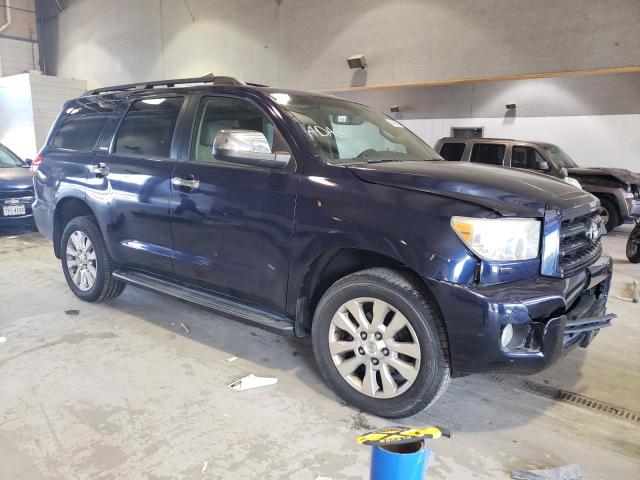 5TDDY5G15AS027943 - 2010 TOYOTA SEQUOIA PLATINUM BLUE photo 4