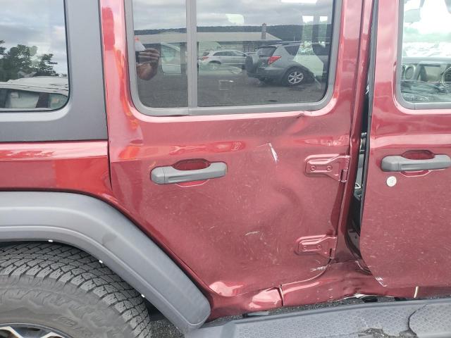 1C4HJXDNXMW718835 - 2021 JEEP WRANGLER U SPORT 勃艮第红 照片 11