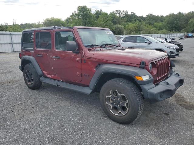 1C4HJXDNXMW718835 - 2021 JEEP WRANGLER U SPORT 勃艮第红 照片 4