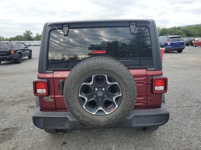 1C4HJXDNXMW718835 - 2021 JEEP WRANGLER U SPORT 勃艮第红 照片 6