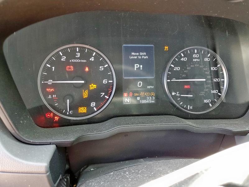 JF2GUADC2R8377913 - 2024 SUBARU CROSSTREK PREMIUM GRAY photo 9