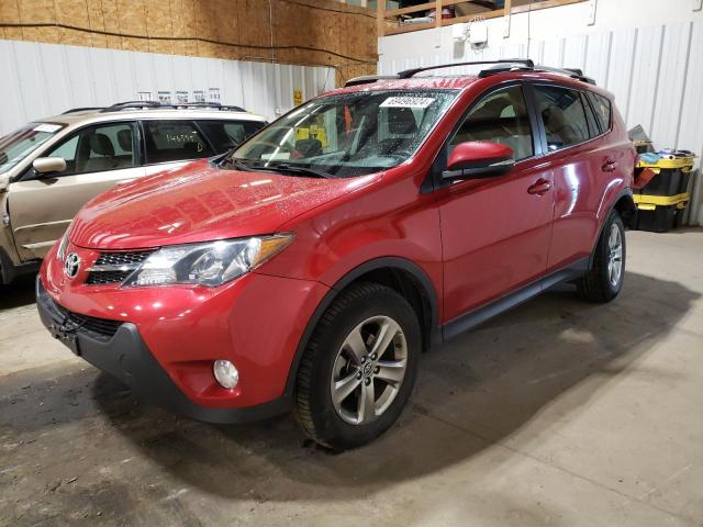 JTMRFREV8FD128888 - 2015 TOYOTA RAV4 XLE RED photo 1